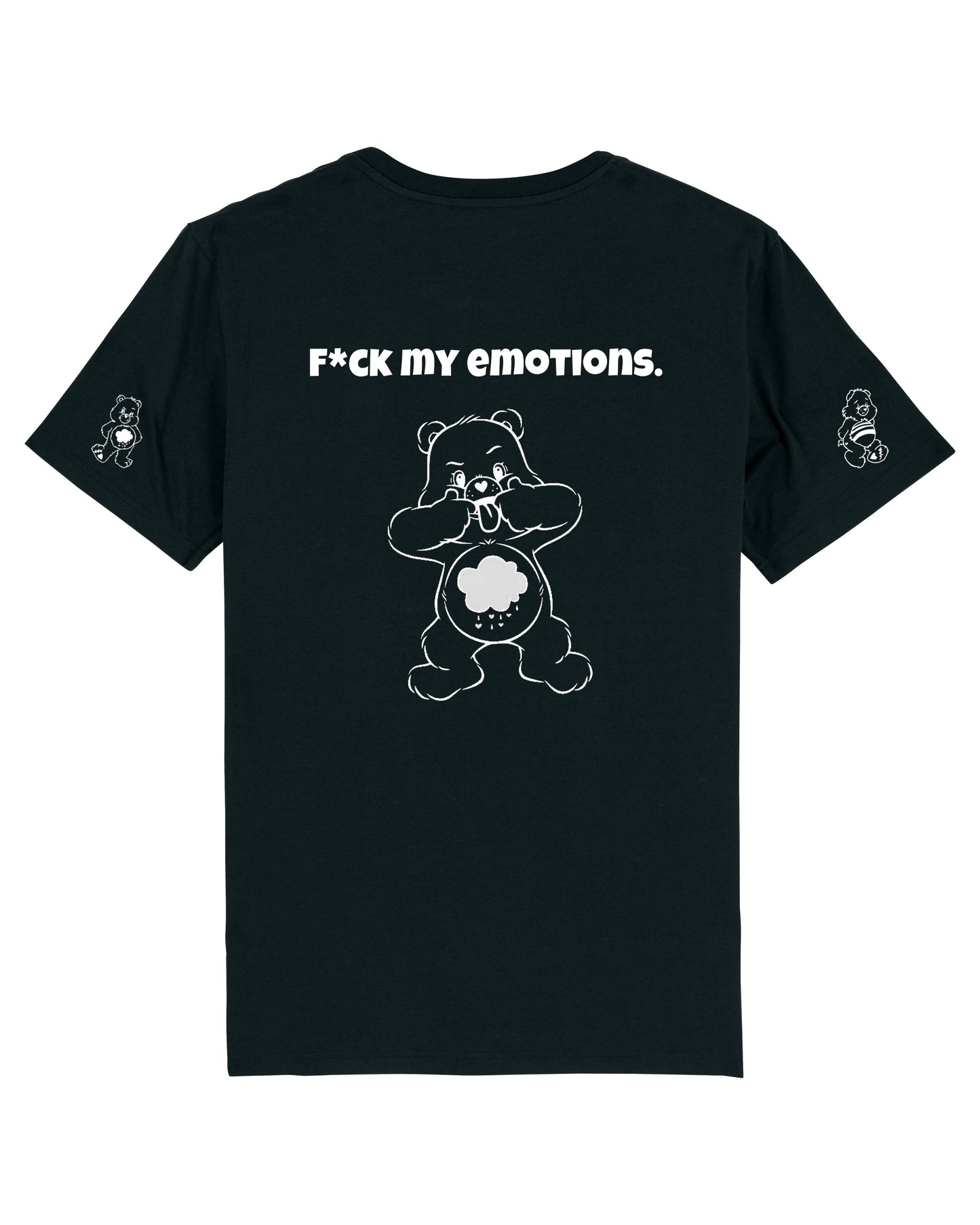 T-shirt Bisounours Fuck my emotions - NOIR