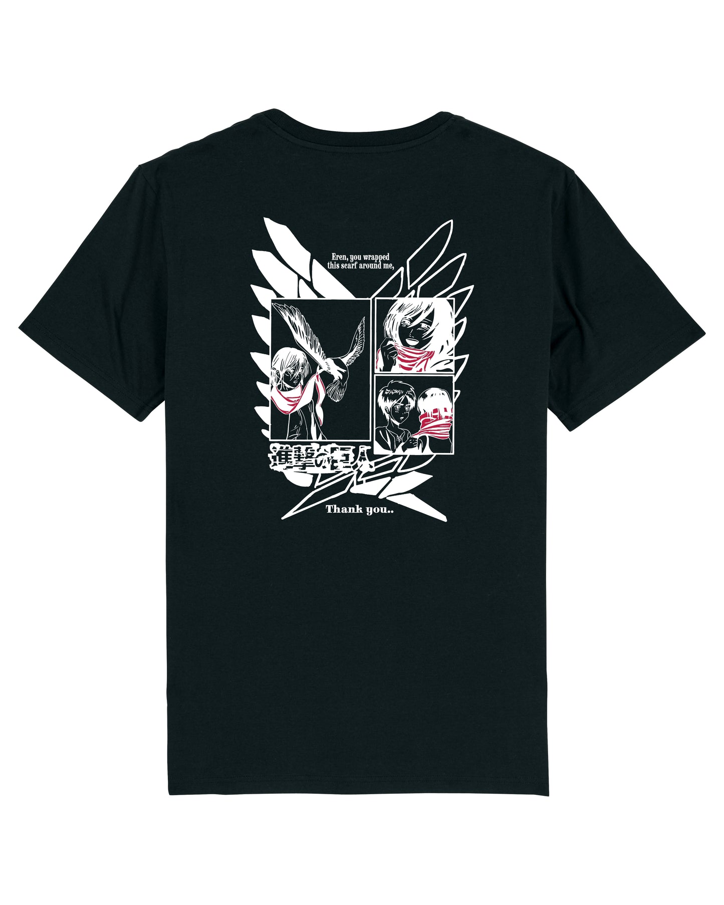 T-shirt Eren & Mikasa - Shingeki no Kyojin