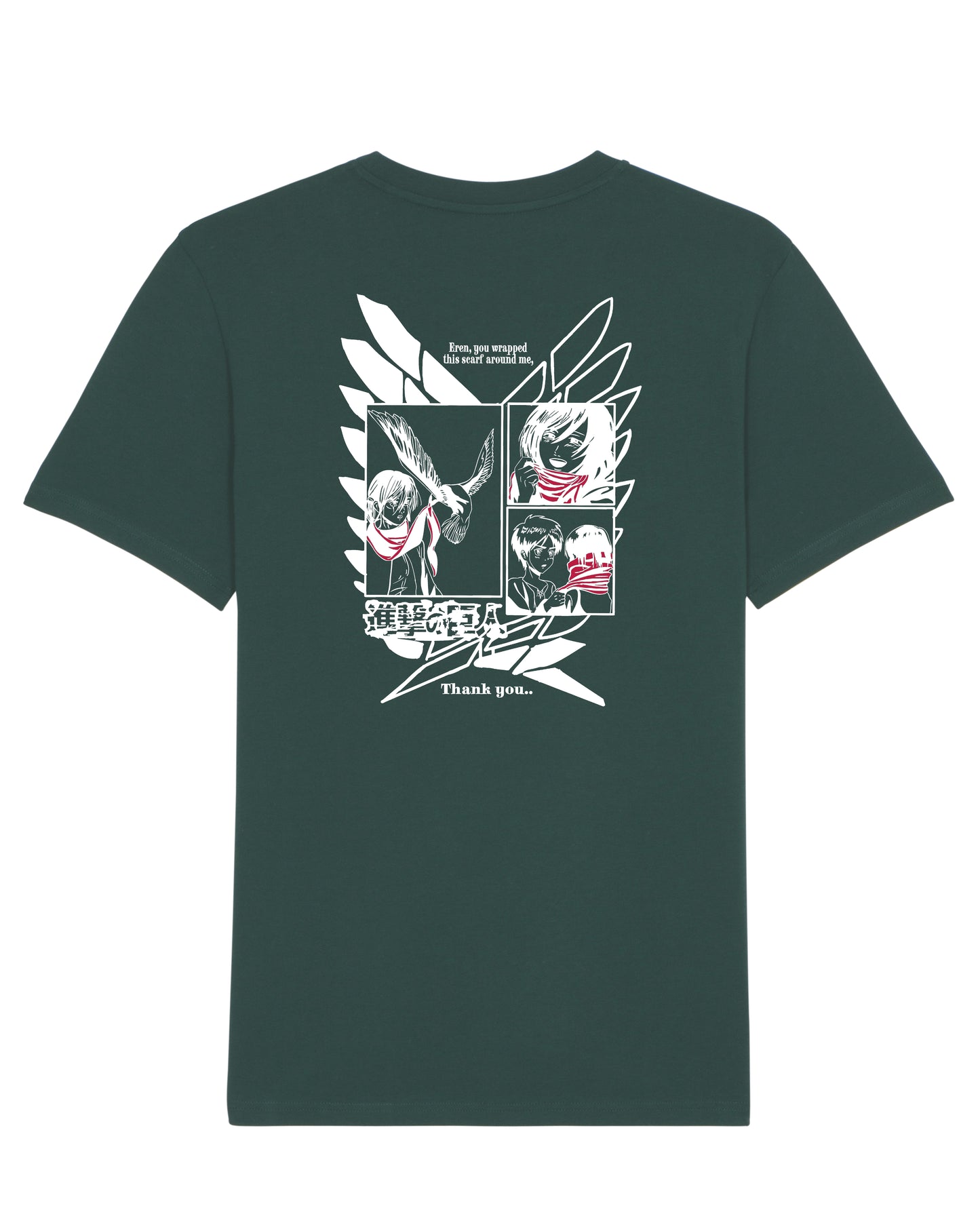 T-shirt Eren & Mikasa - Shingeki no Kyojin