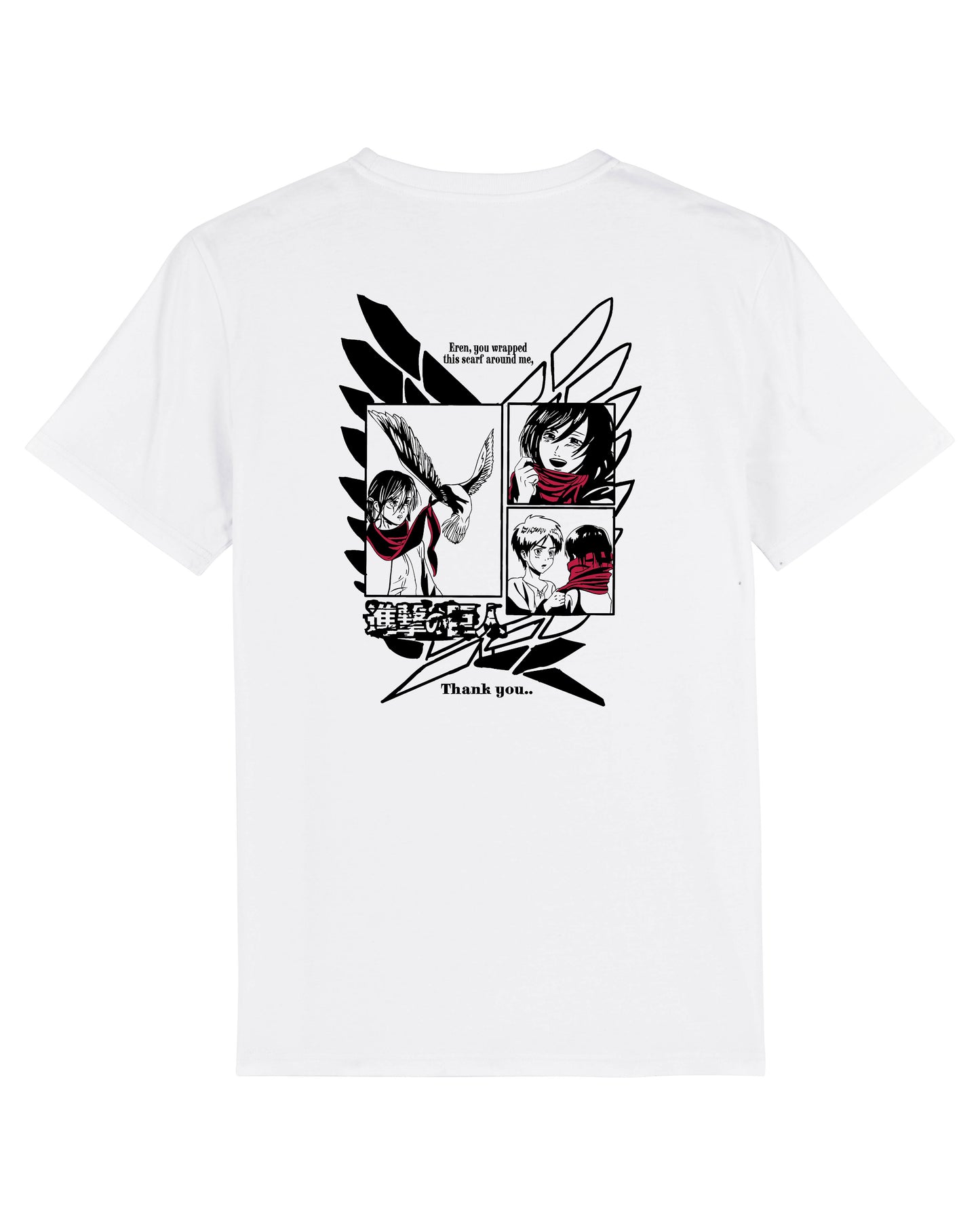 T-shirt Eren & Mikasa - Shingeki no Kyojin