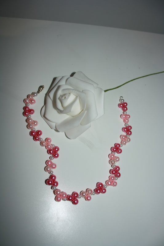 Collier de perles - Sirène Rose