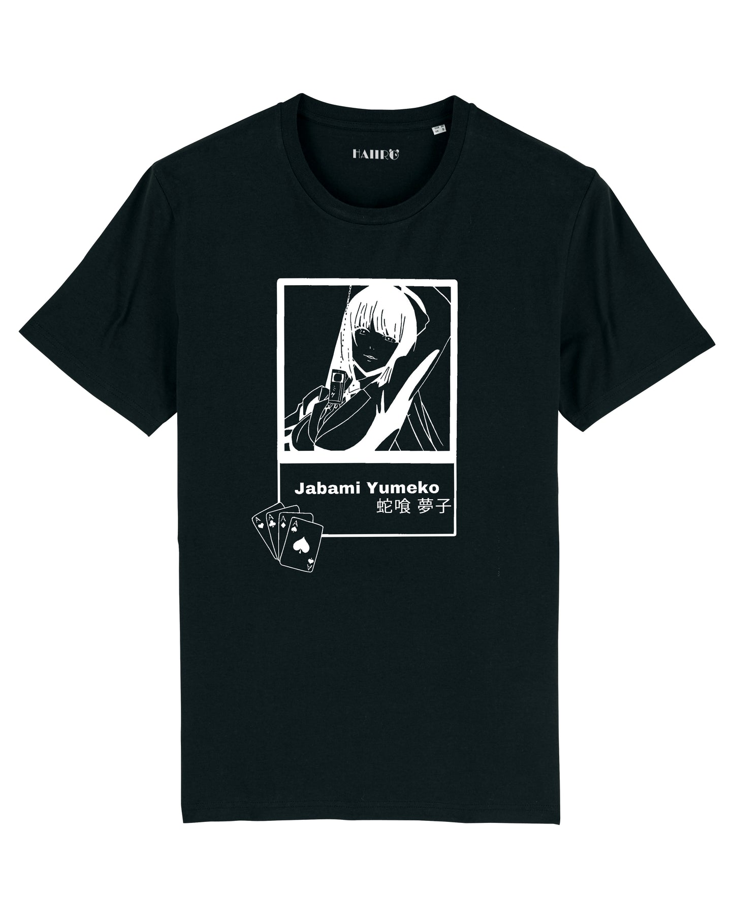 T-shirt Jabami Yumeko de l'anime Kakegurui - NOIR