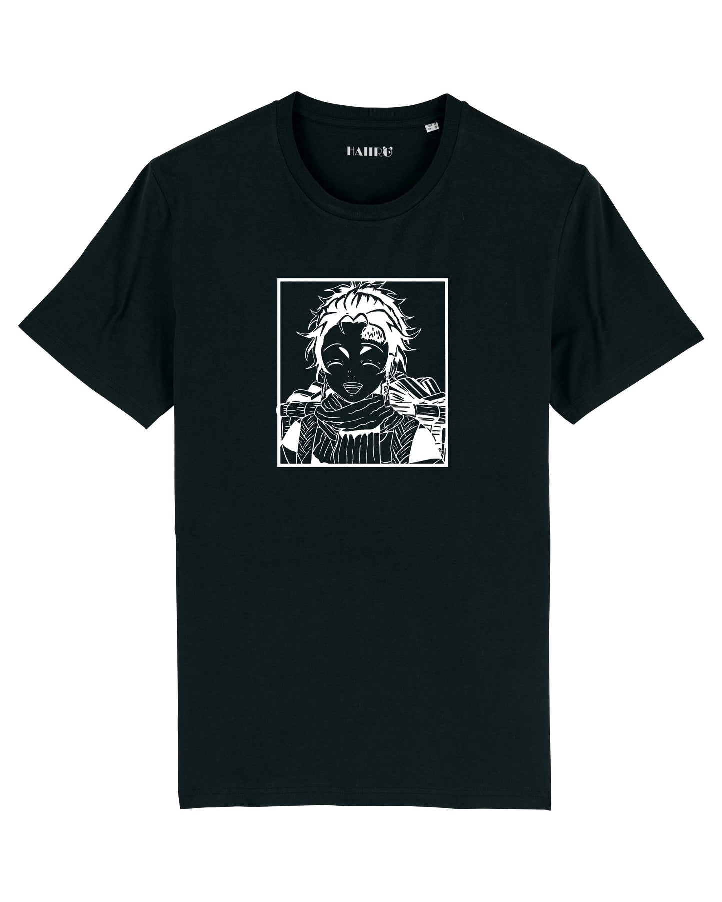 T-shirt Tanjiro Kamado de l'anime Demon Slayer - NOIR