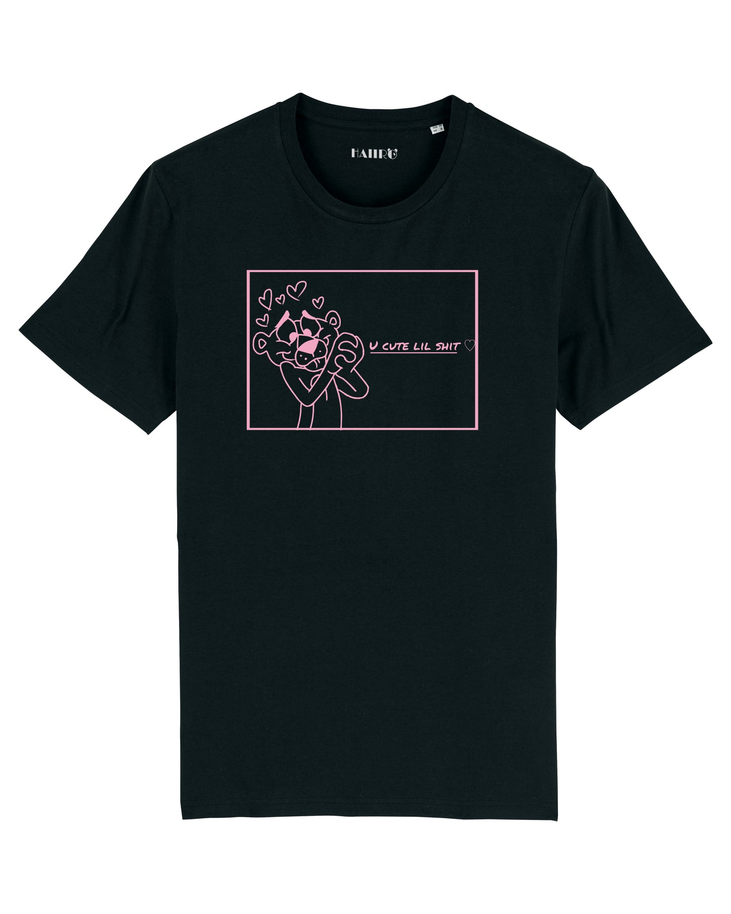 T-shirt avec design de la Panthère Rose - NOIR