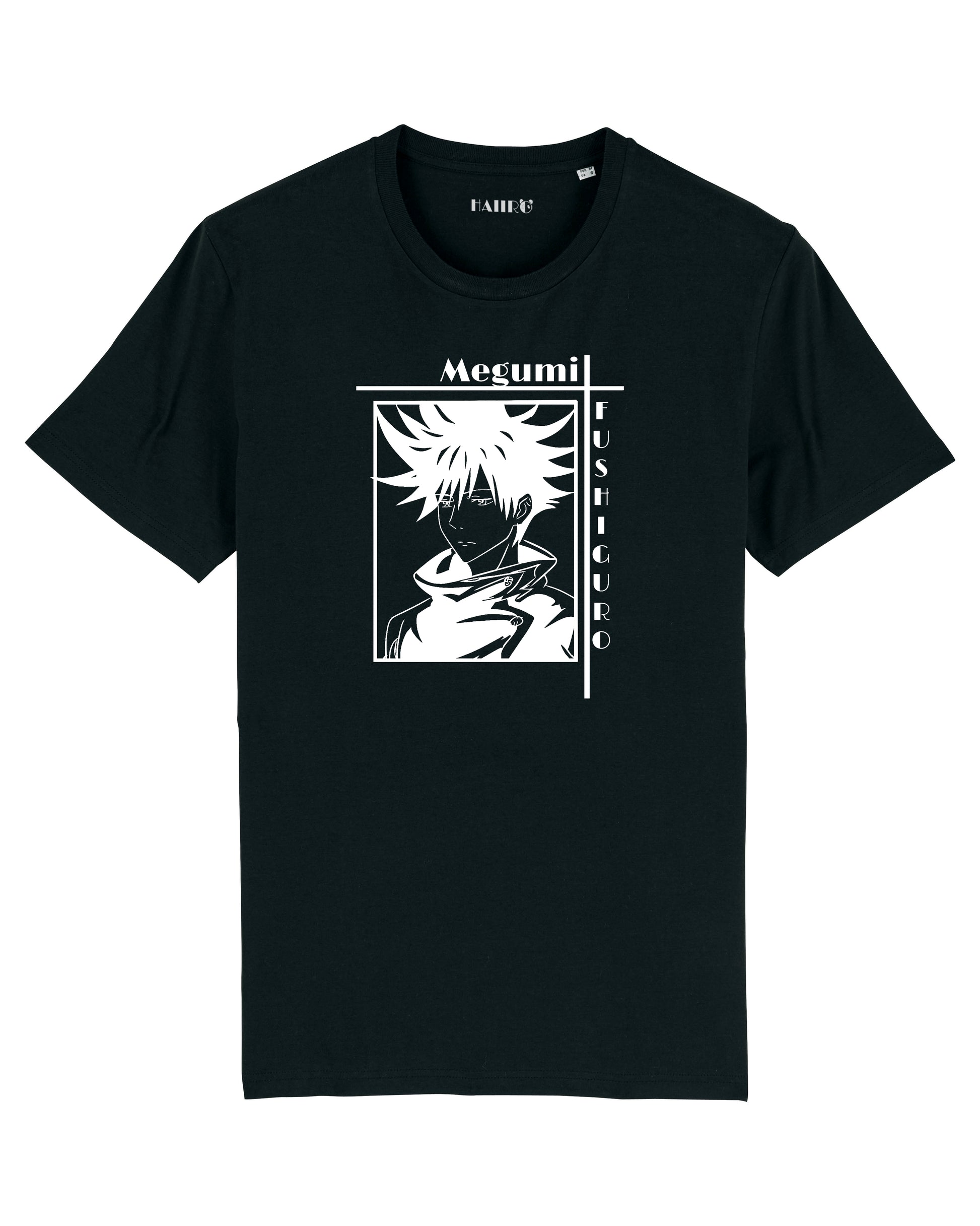 T-shirt Megumi Fushiguro de l'Anime Jujutsu Kaisen  - NOIR