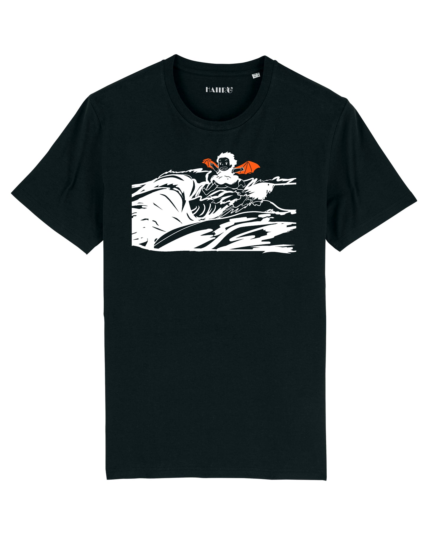 T-shirt Ghibli de Ponyo sur la falaise - NOIR