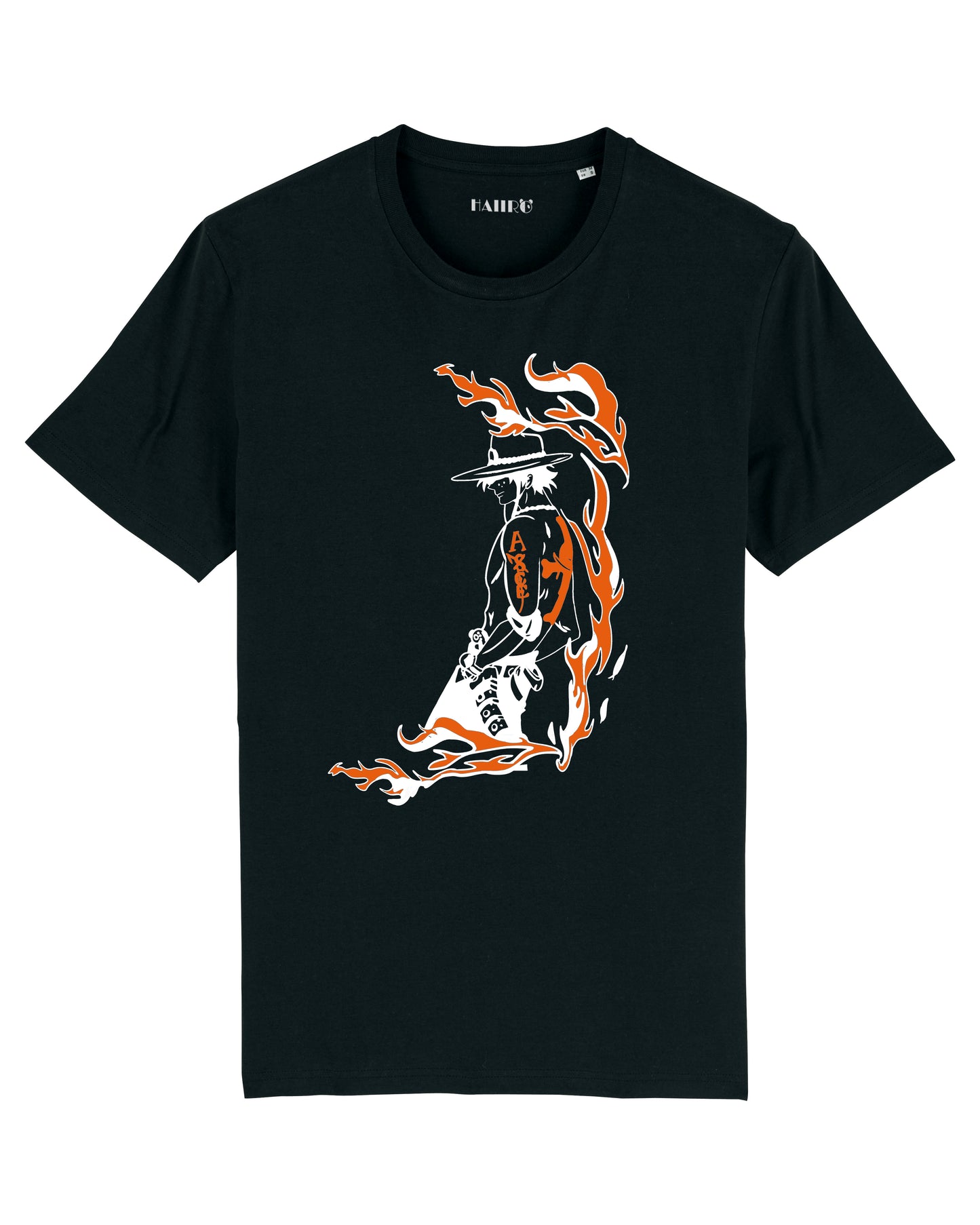 T-shirt Ace de l'anime One Piece - NOIR