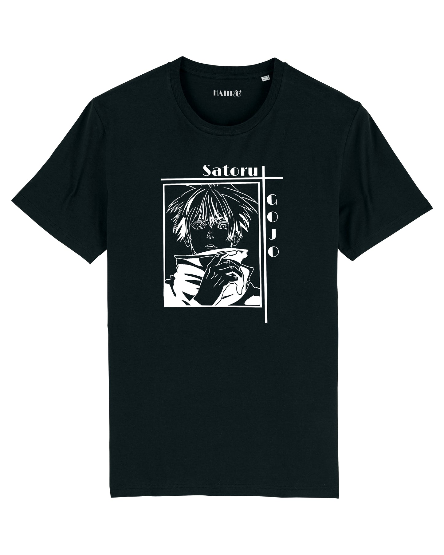 T-shirt Satoru Gojo de l'anime Jujutsu Kaisen - NOIR