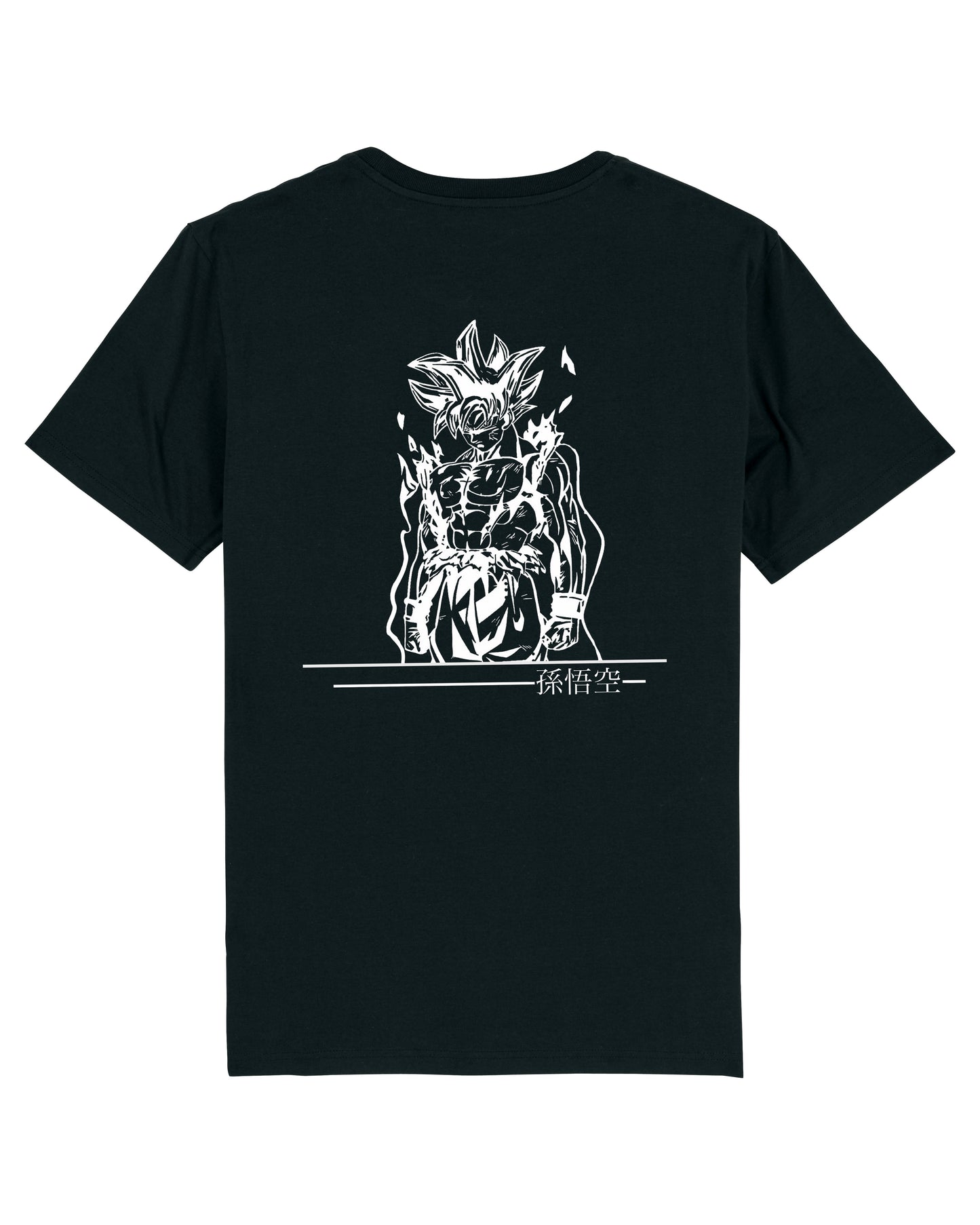 T-shirt Son Goku Super Saiyan de l'anime Dragon Ball Z - NOIR