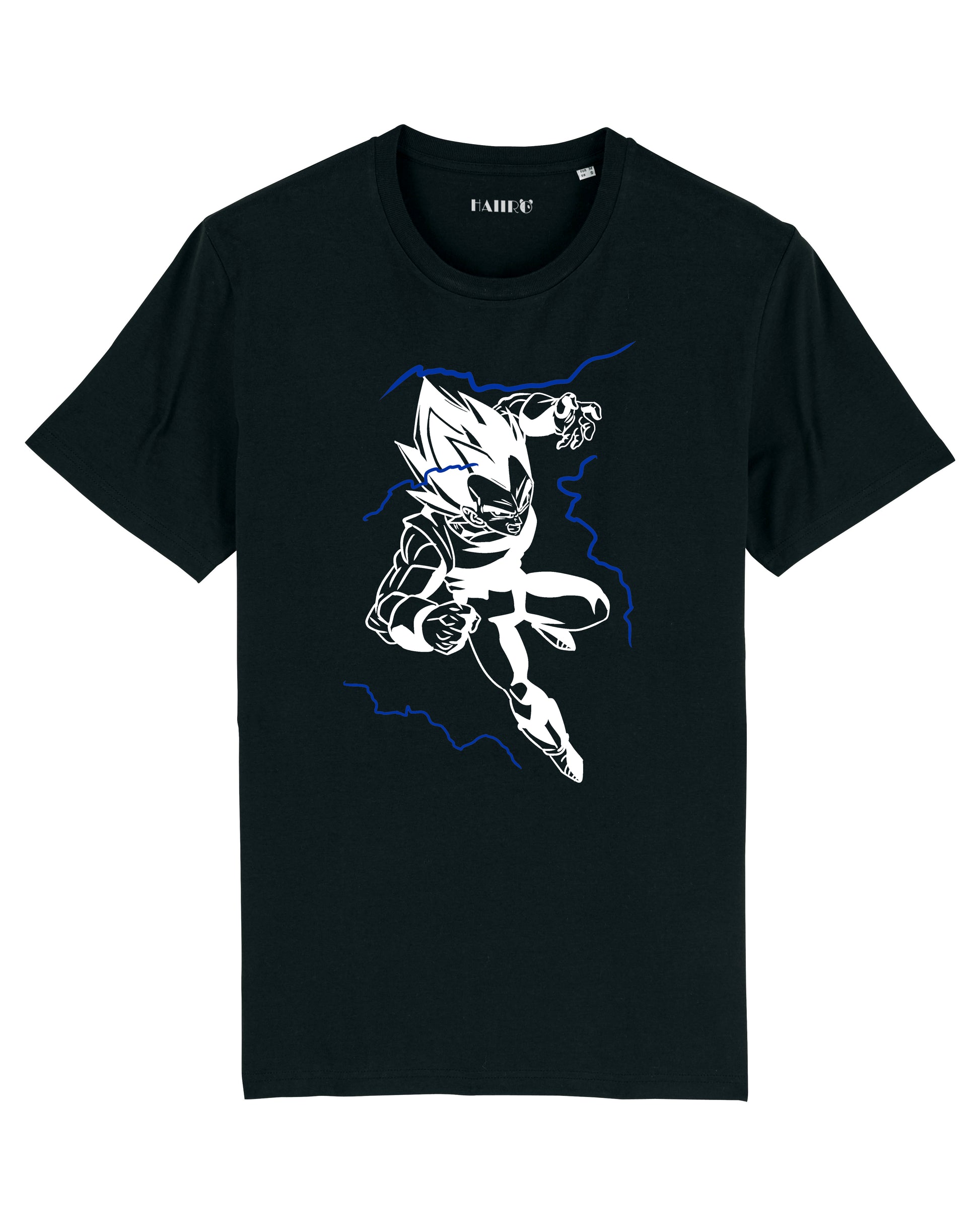 T-shirt Vegeta de l'anime Dragon Ball Z - NOIR