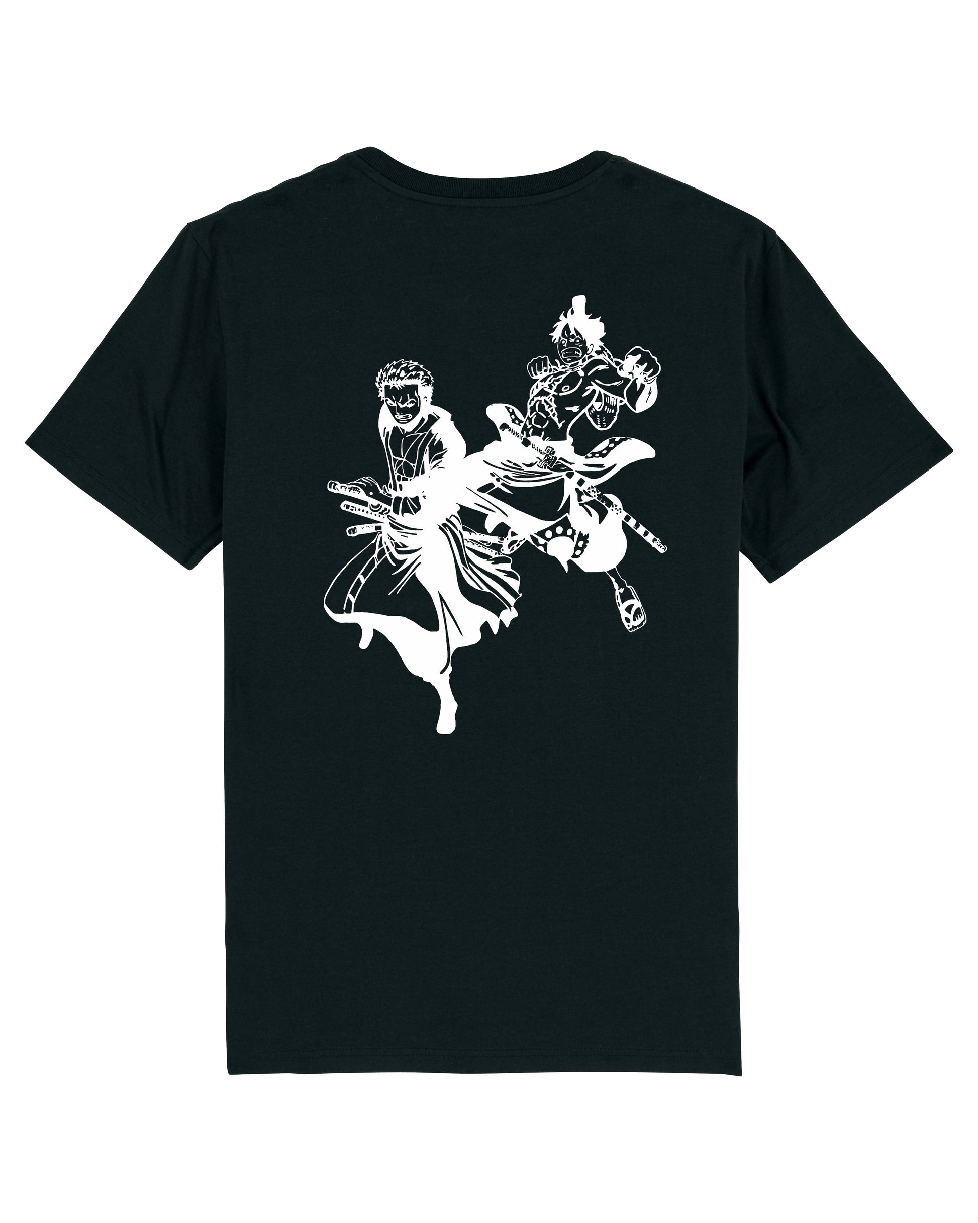 T-shirt Zoro et Luffy anime One Piece - NOIR