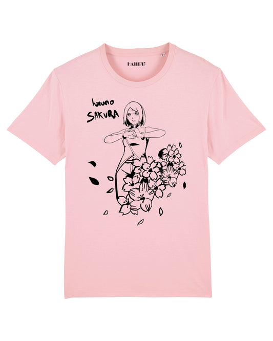 T-shirt Sakura Haruno de l'anime Naruto - ROSE