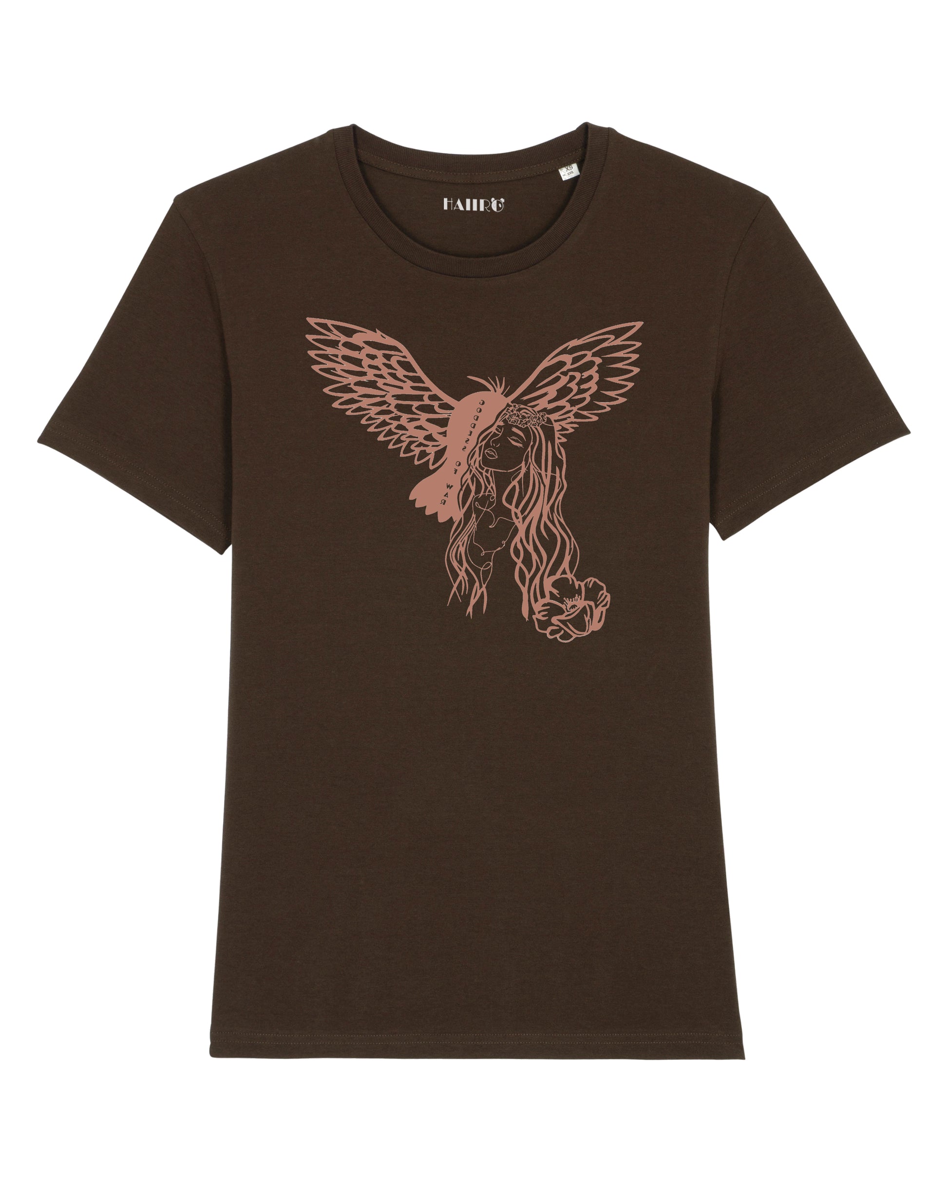 T-shirt Athéna la déesse de la guerre - MARRON 