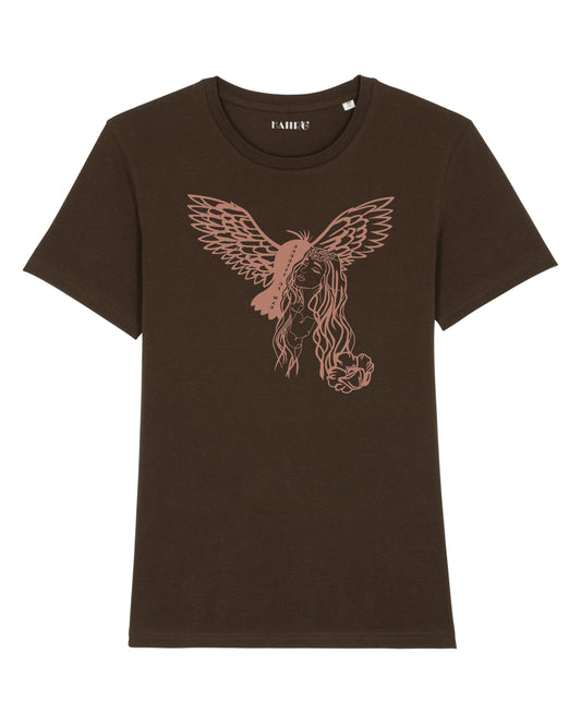 T-shirt Athéna la déesse de la guerre - MARRON 