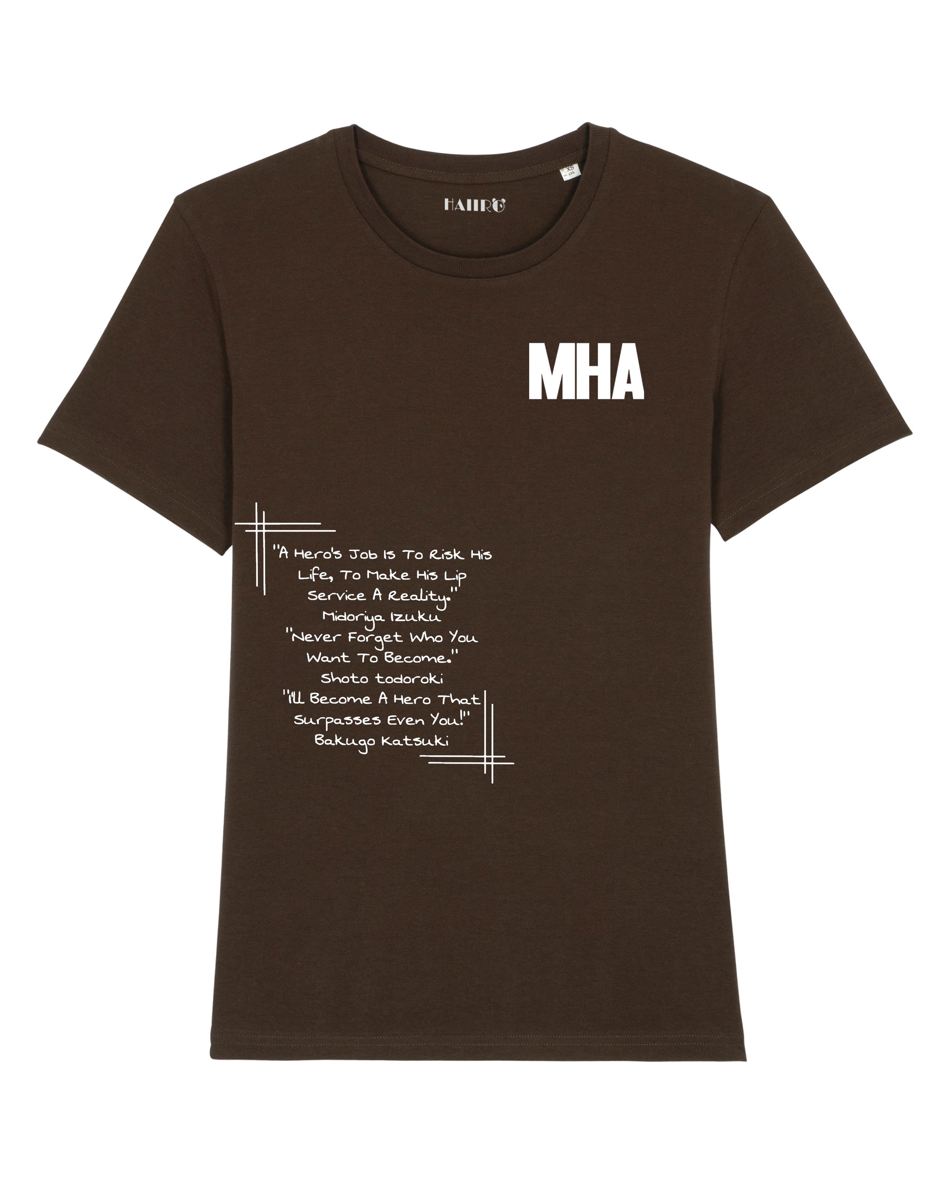 T-shirt anime MHA - MARRON