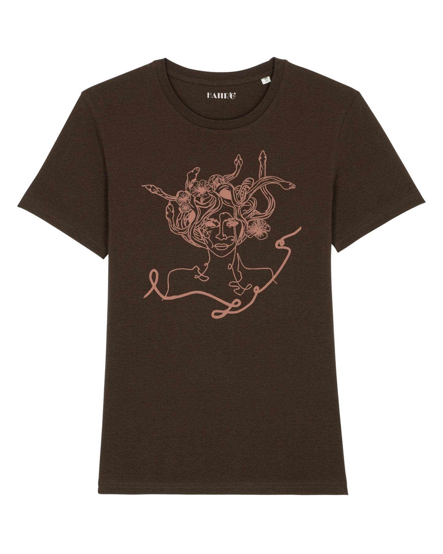 T-shirt mythologie grecque Athéna - MARRON