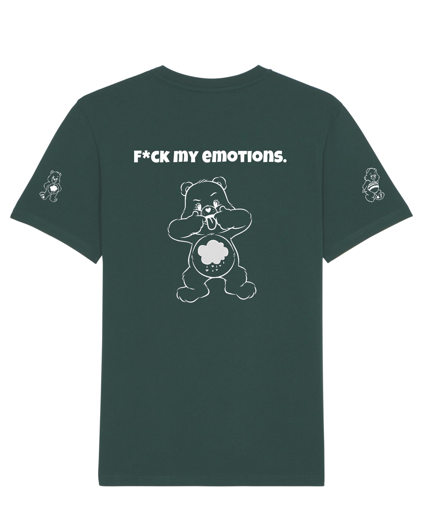 T-shirt Bisounours Fuck my emotions - VERT