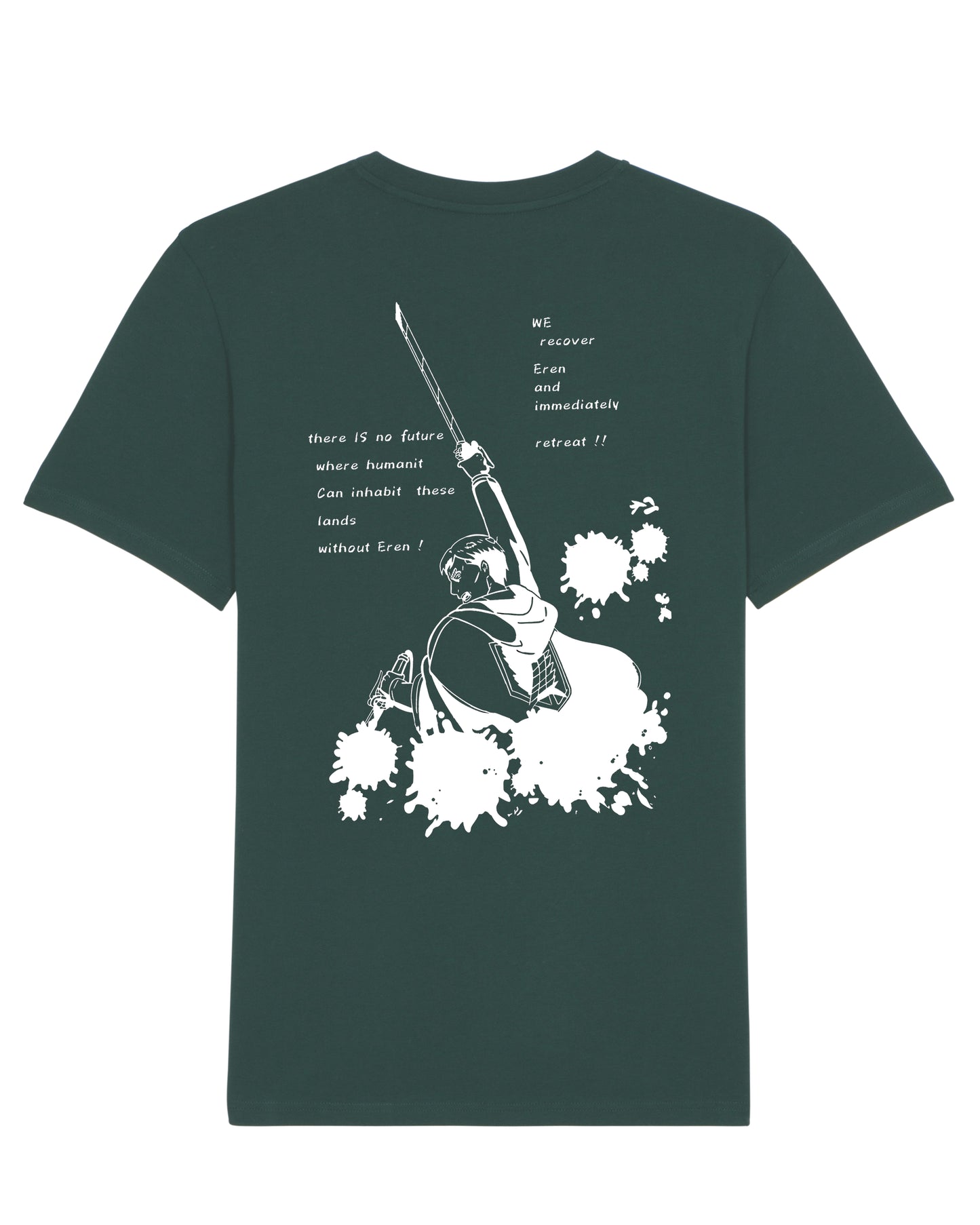 T-shirt Erwin Smith de l'Attaque des Titans - VERT