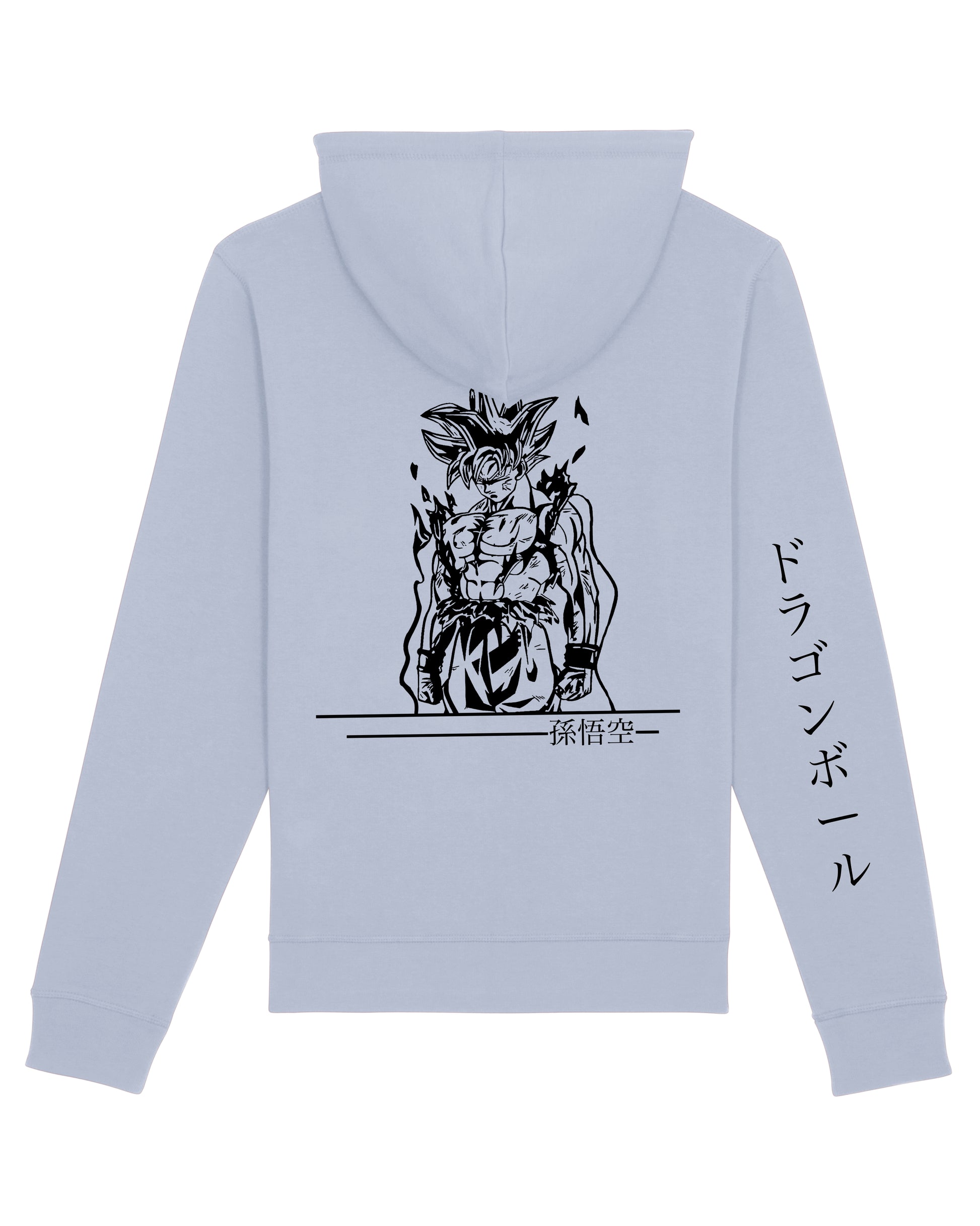 Sweatshirt à capuche Dragon Ball Z avec impression de Son Goku au dos