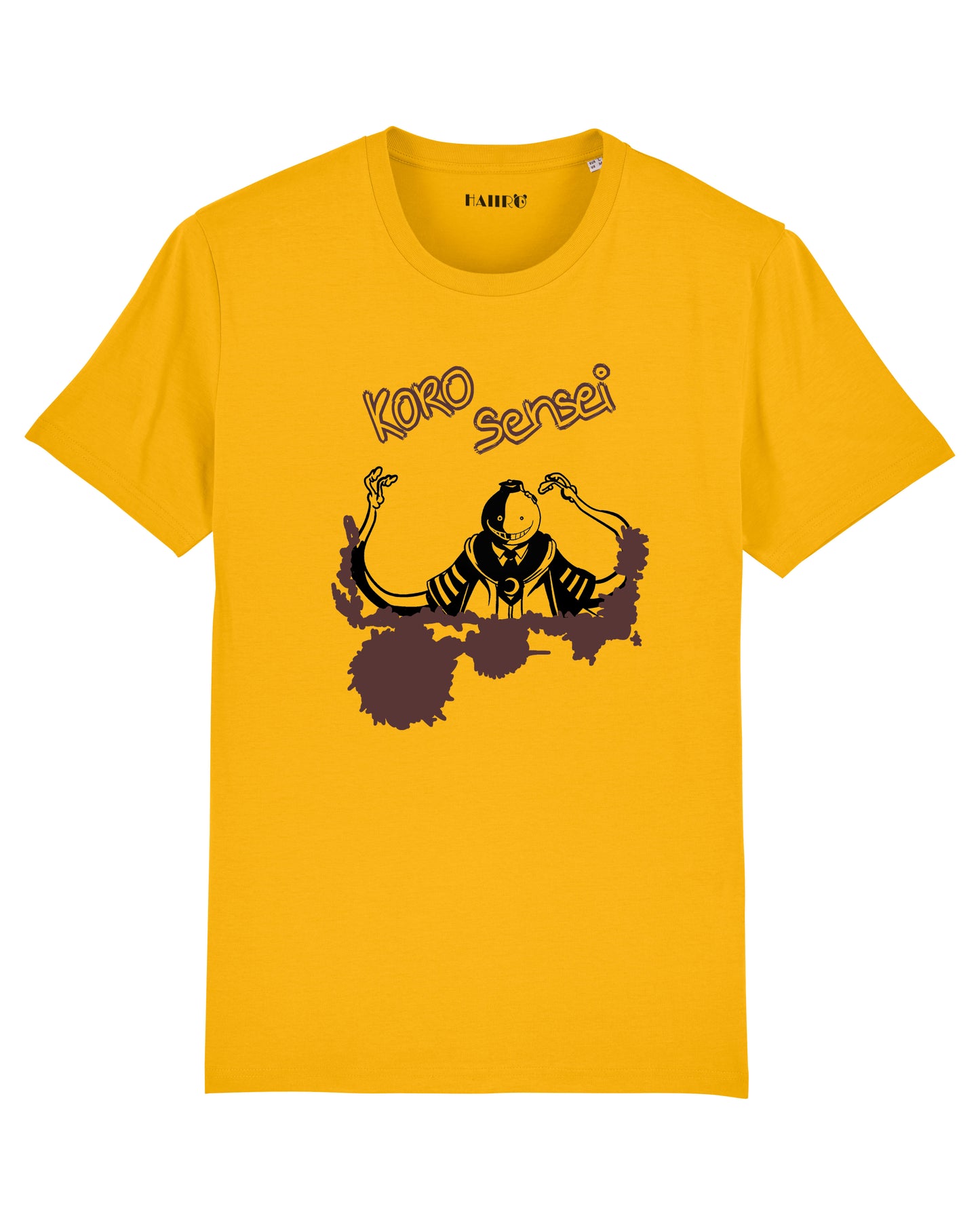 T-shirt Koro Sensei de l'anime Assassination Classroom - JAUNE