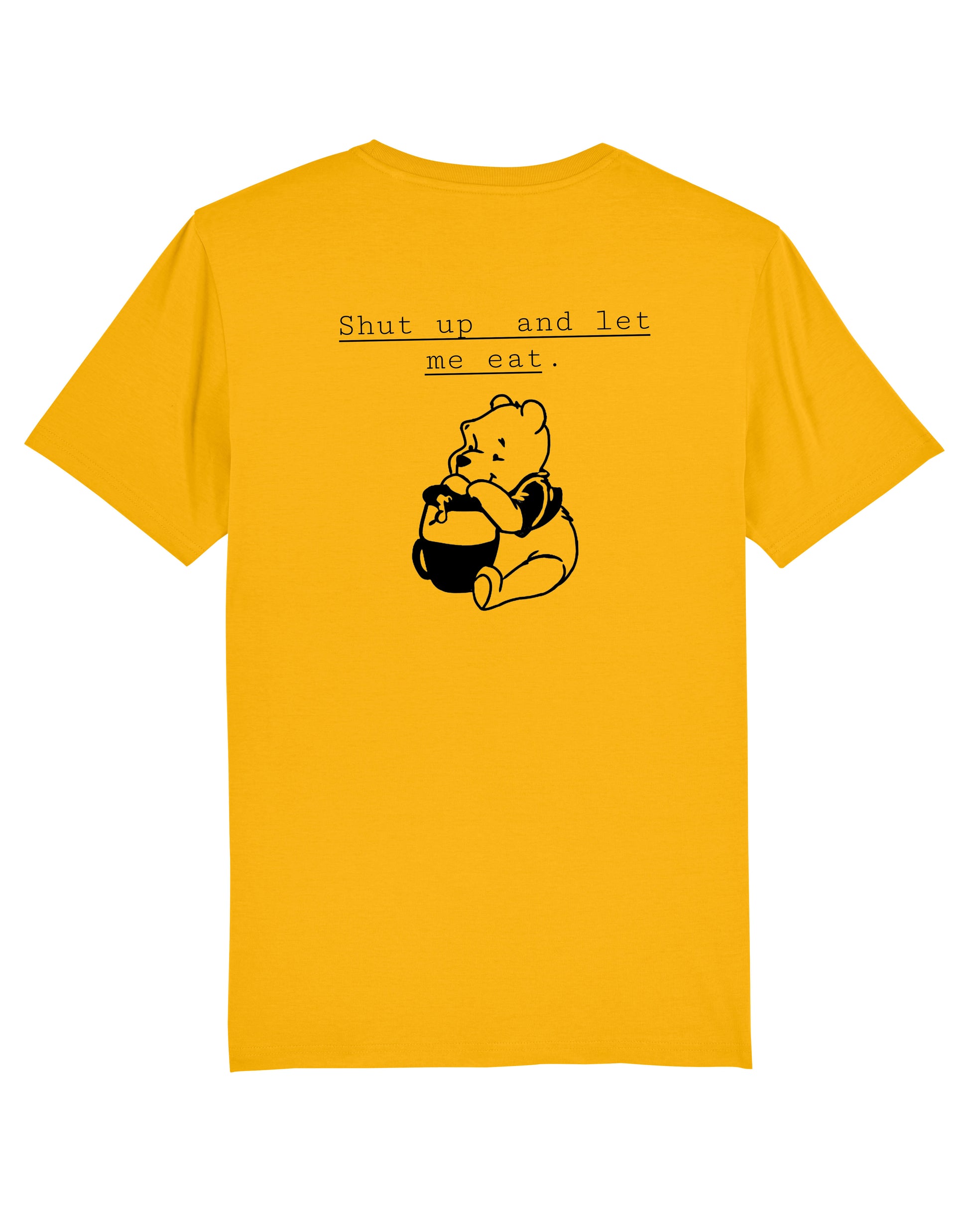 T-shirt Disney Winnie l'Ourson avec son pot de miel - JAUNE 