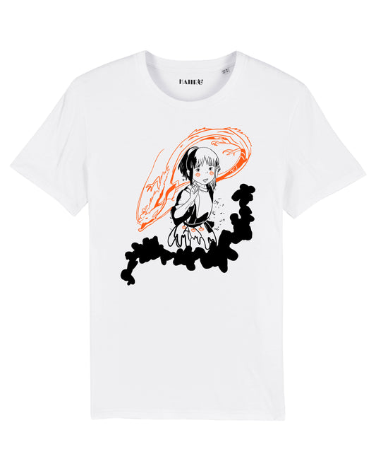 T-shirt Ghibli Voyage de Chihiro de Hayao Miyazaki - BLANC