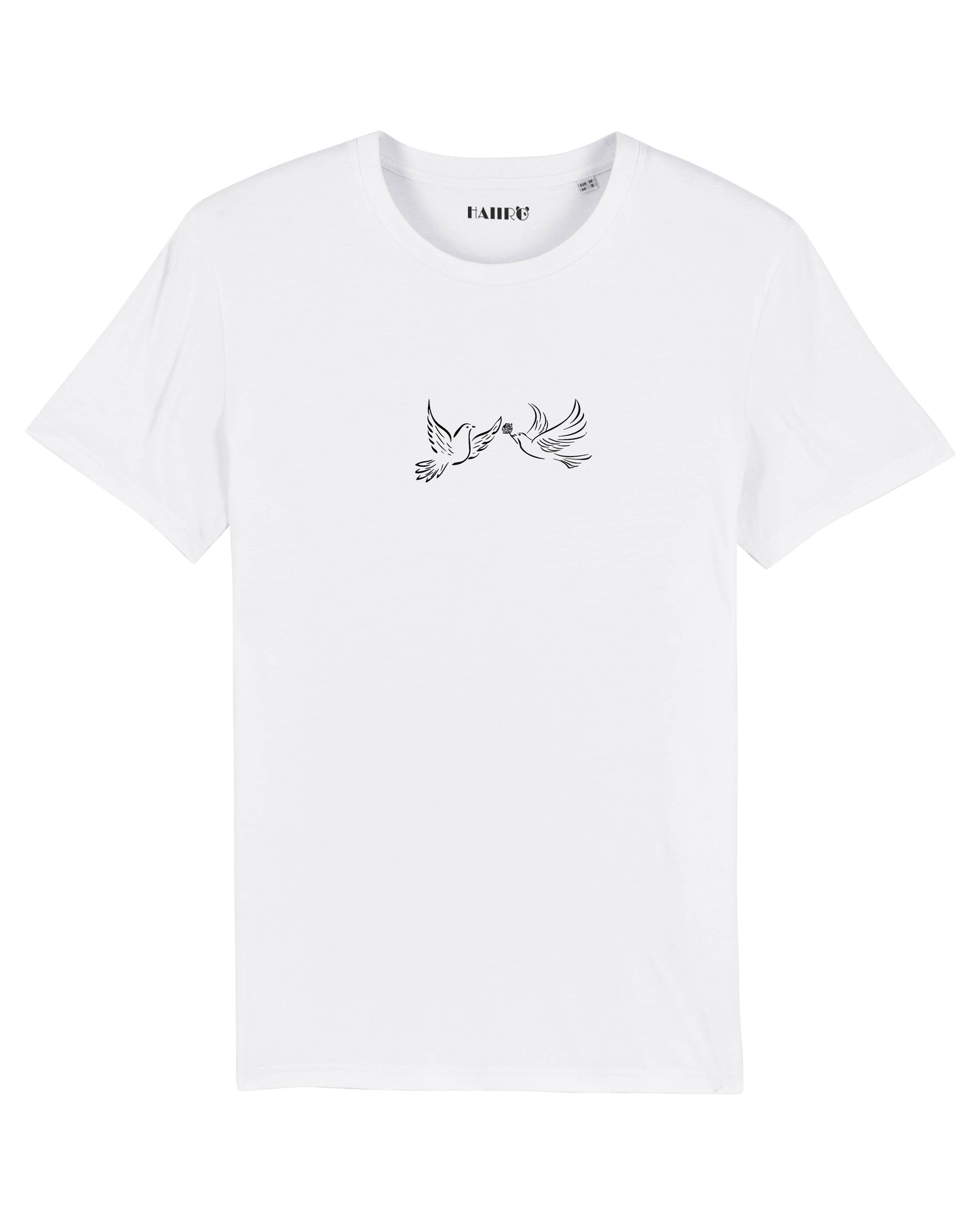 T-shirt Colombes blanches - BLANC