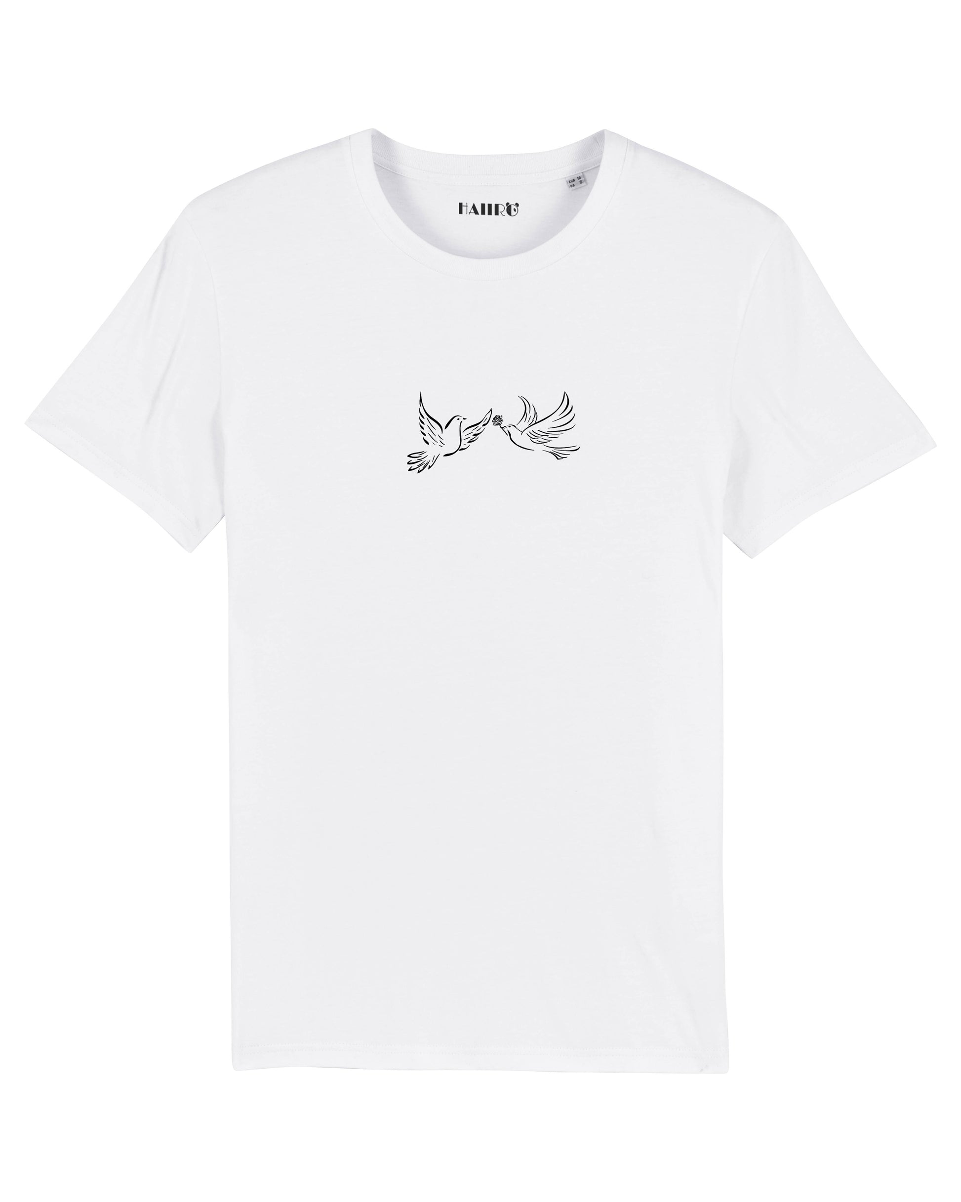 T-shirt Colombes blanches - BLANC