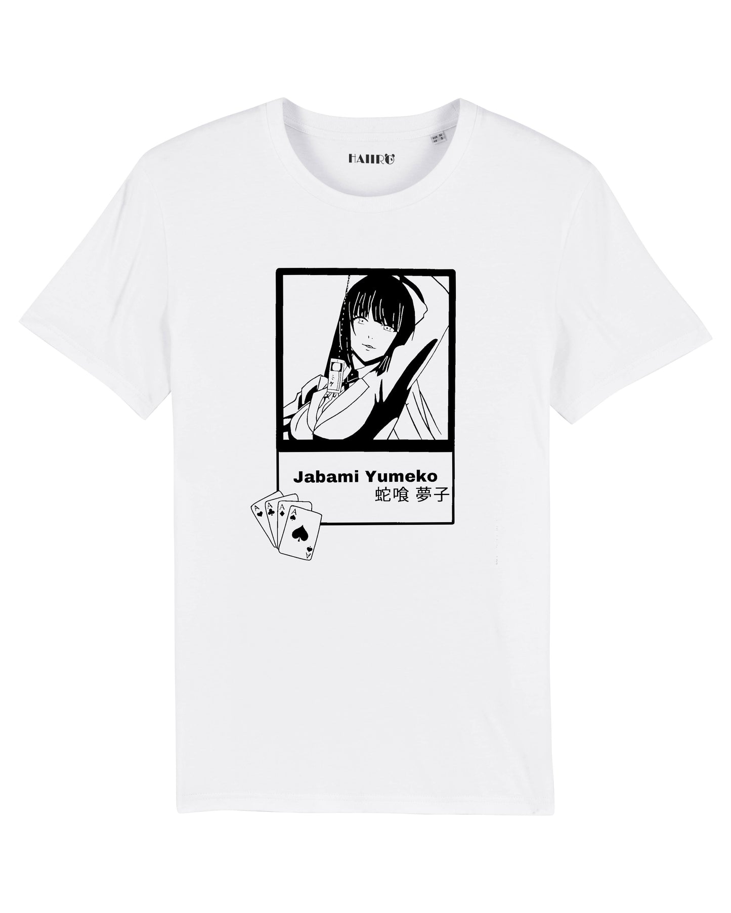 T-shirt Jabami Yumeko de l'anime Kakegurui - BLANC