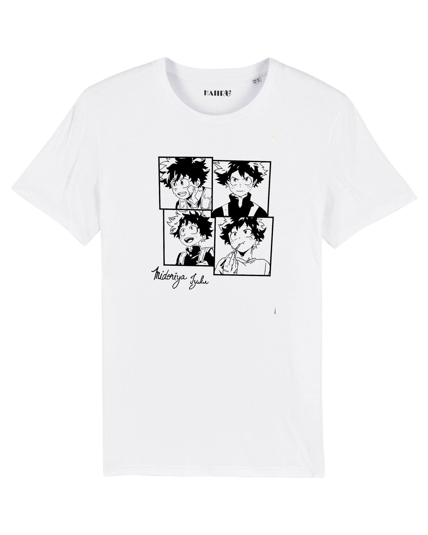 T-shirt Deku My Hero Academia - BLANC