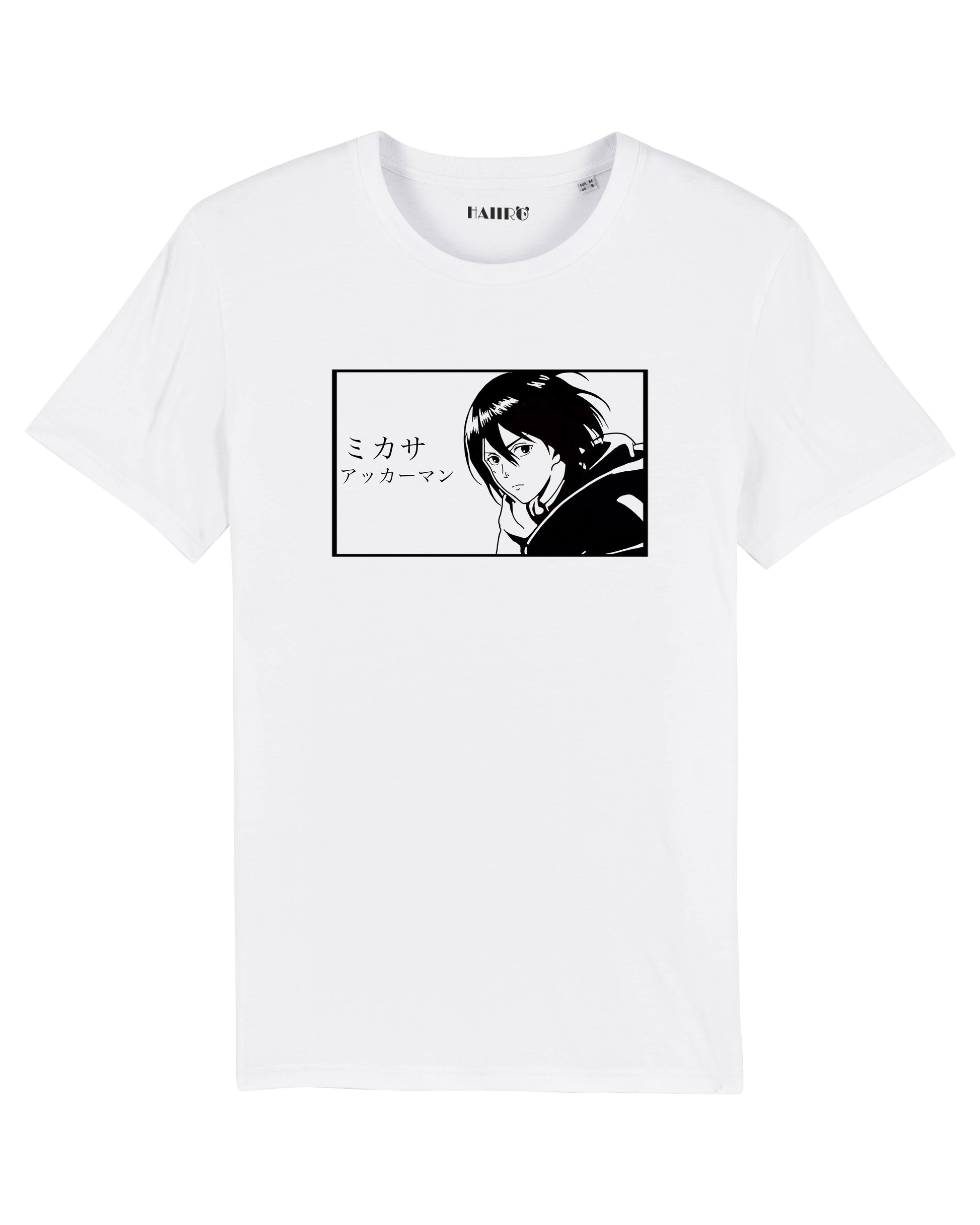 T-shirt Mikasa Ackerman Attaque des Titans - BLANC