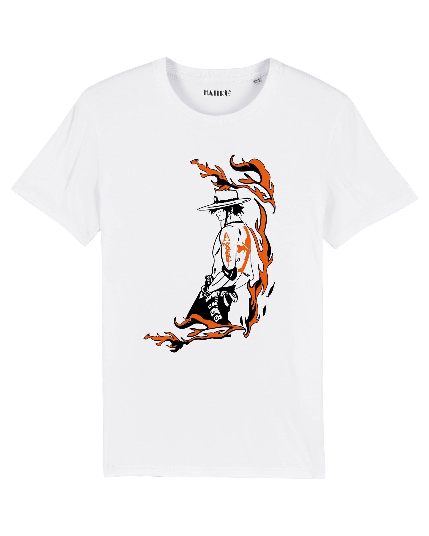 T-shirt Ace de l'anime One Piece - BLANC