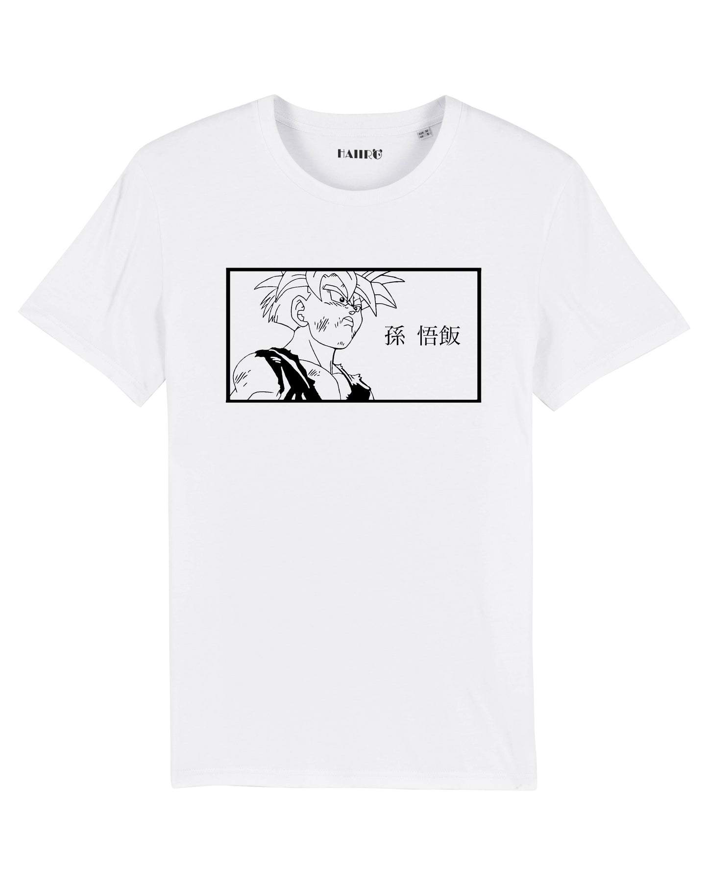 T-shirt Son Gohan de l'anime Dragon Ball Z - BLANC