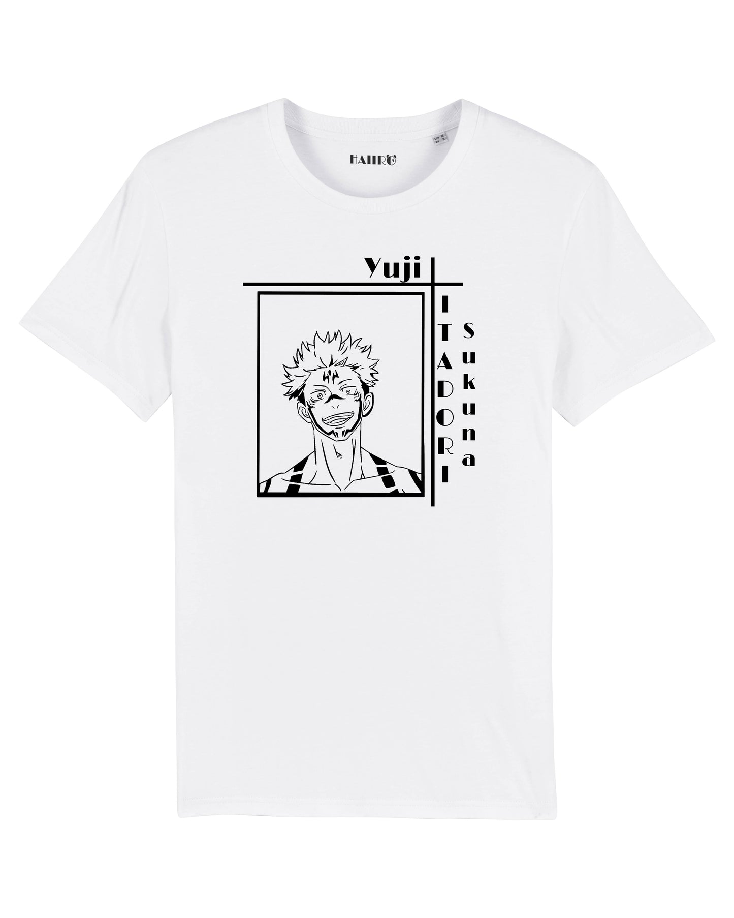 T-shirt Sukuna de l'anime Jujutsu Kaisen - BLANC