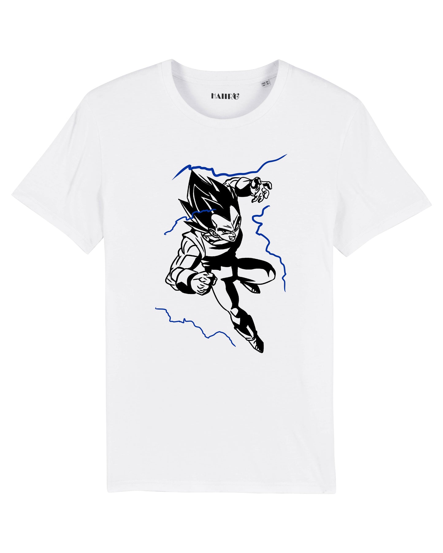 T-shirt Vegeta de l'anime Dragon Ball Z - BLANC